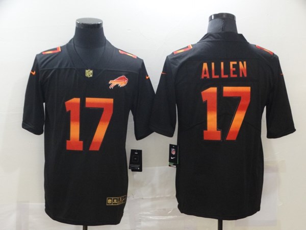 Men's Buffalo Bills #17 Josh Allen Black NFL 2020 Fashion Limited Stitched Jersey Men's Buffalo Bills #17 Josh Allen Black NFL 2020 Fashion Limited Stitched Jersey